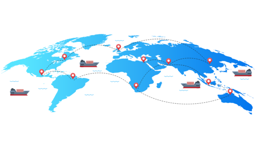 World map dummy image